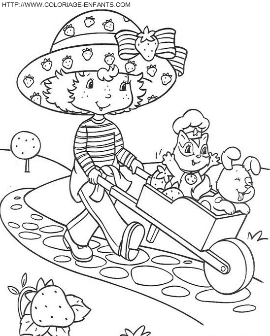 Strawberry Shortcake coloring