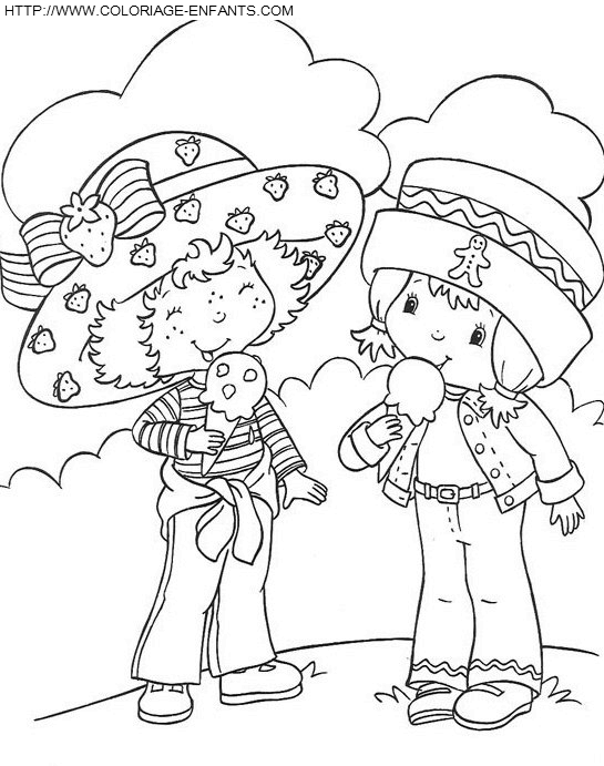 Strawberry Shortcake coloring