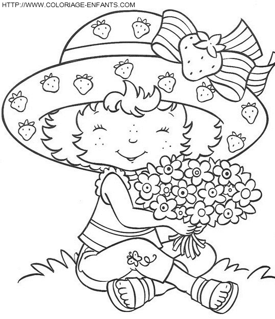 Strawberry Shortcake coloring