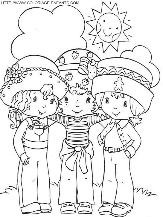 Strawberry Shortcake coloring