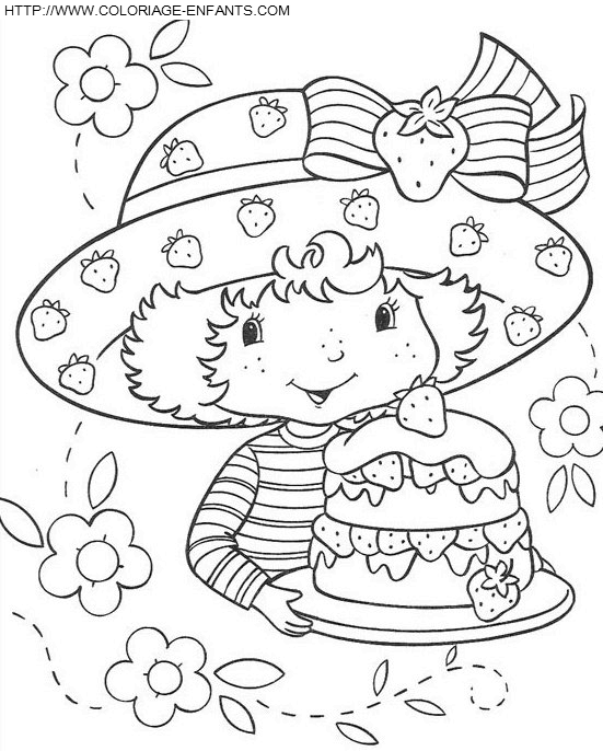 Strawberry Shortcake coloring