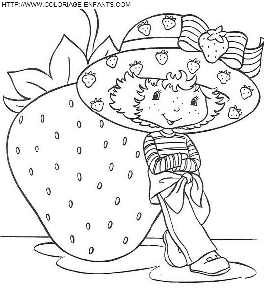 Strawberry Shortcake coloring
