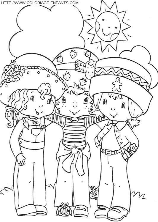 Strawberry Shortcake coloring