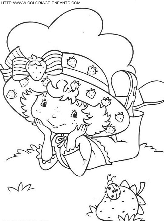 Strawberry Shortcake coloring