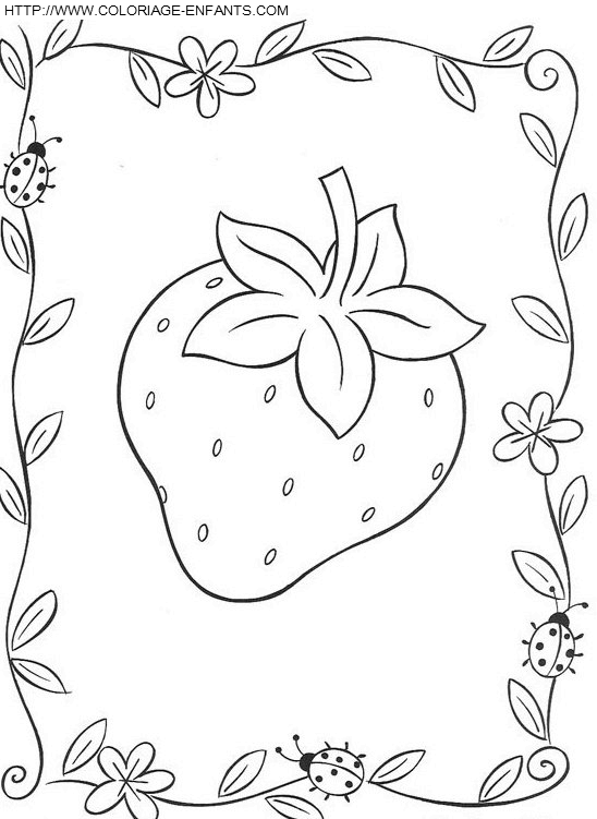 Strawberry Shortcake coloring