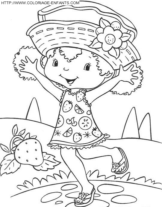 Strawberry Shortcake coloring