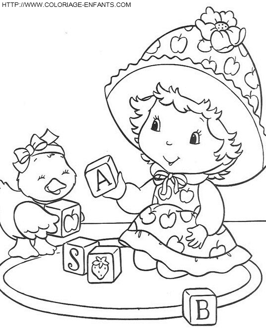 Strawberry Shortcake coloring