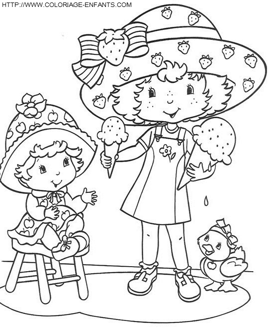 Strawberry Shortcake coloring