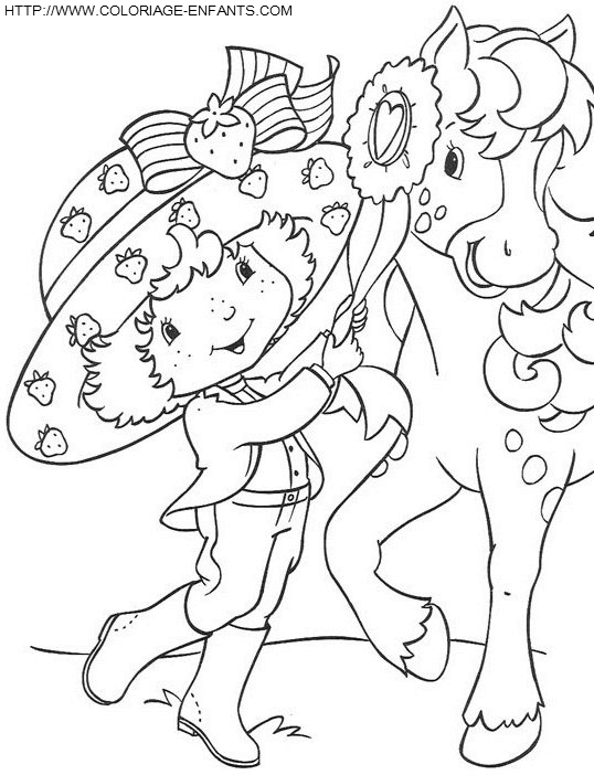 Strawberry Shortcake coloring