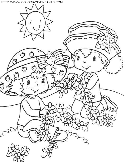 Strawberry Shortcake coloring