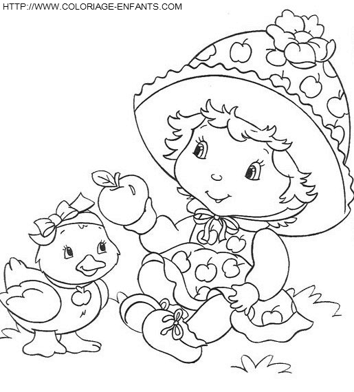 Strawberry Shortcake coloring