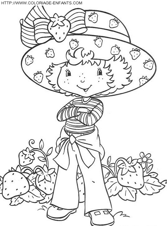 Strawberry Shortcake coloring