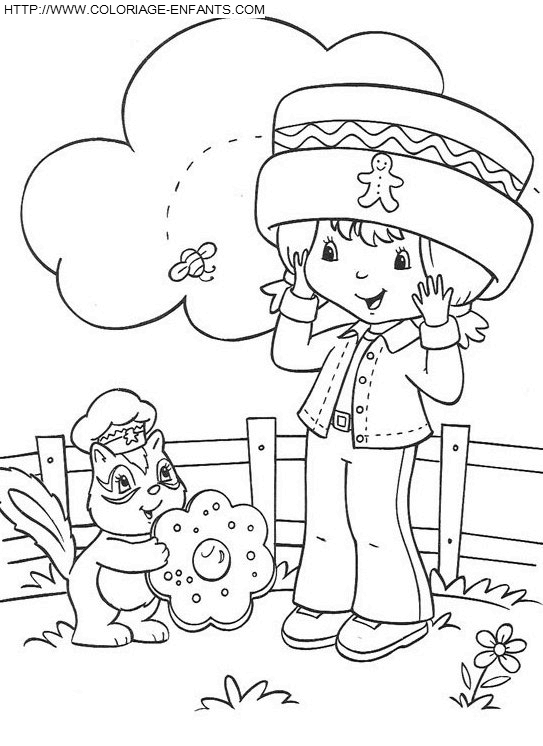 Strawberry Shortcake coloring