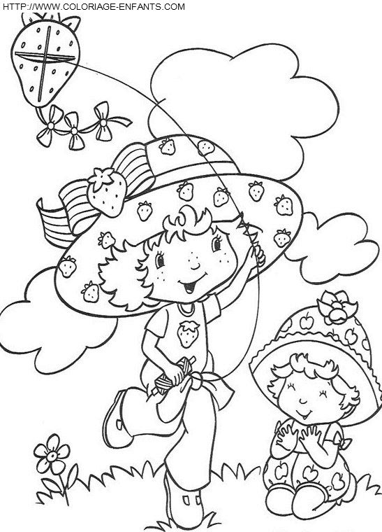 Strawberry Shortcake coloring