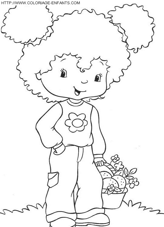 Strawberry Shortcake coloring