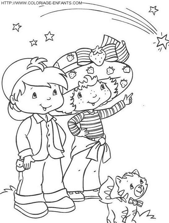 Strawberry Shortcake coloring