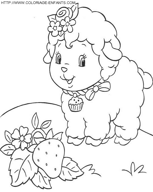 Strawberry Shortcake coloring