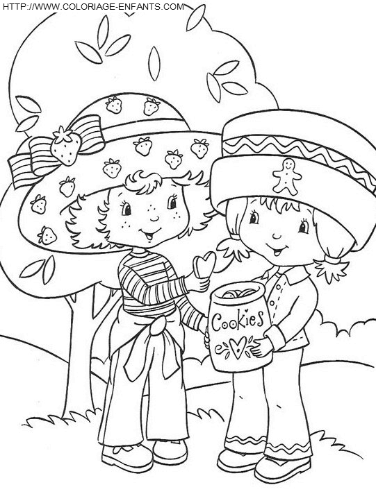 Strawberry Shortcake coloring