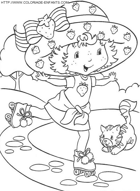 Strawberry Shortcake coloring