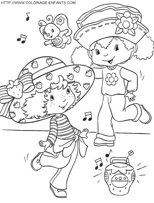 Strawberry Shortcake coloring