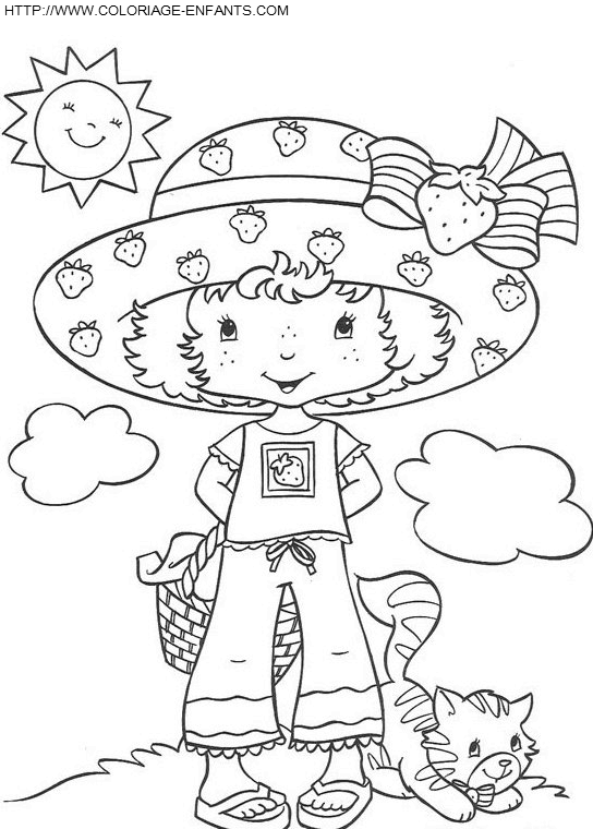 Strawberry Shortcake coloring