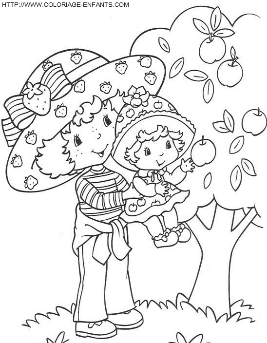 Strawberry Shortcake coloring