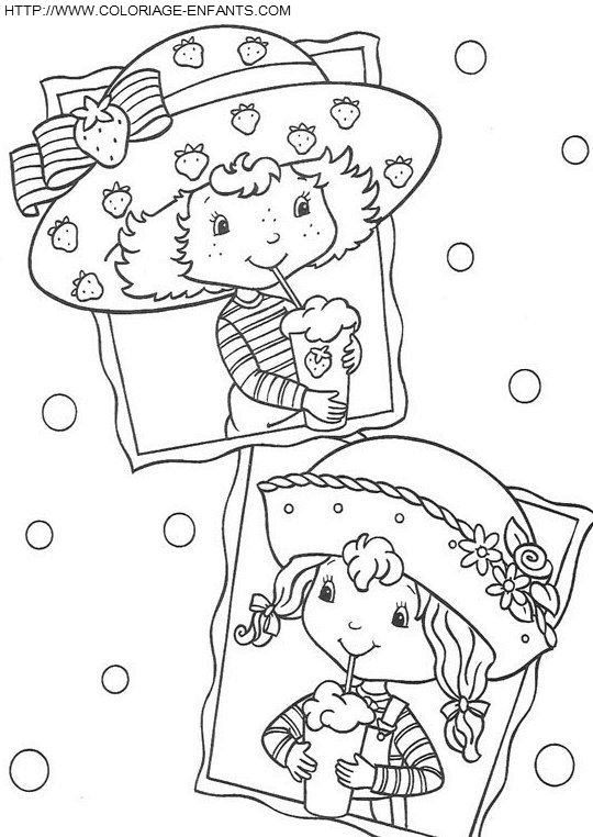 Strawberry Shortcake coloring