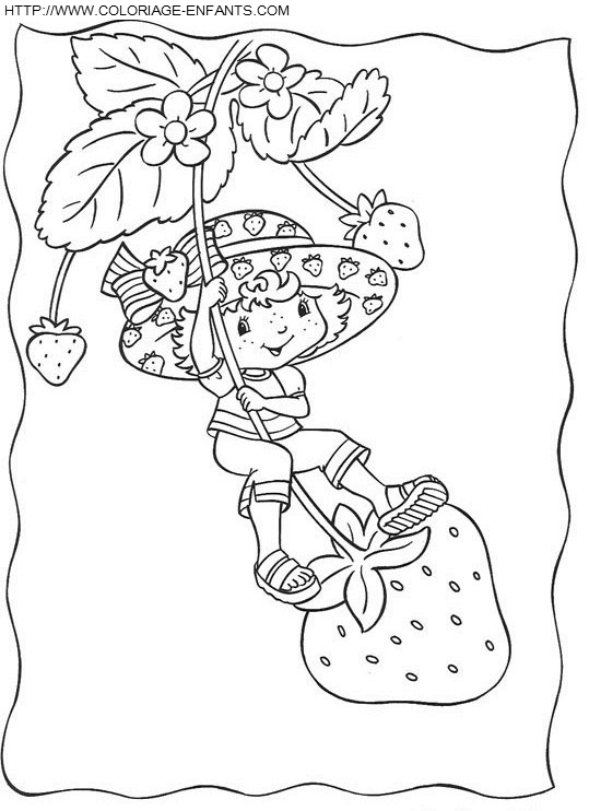 Strawberry Shortcake coloring