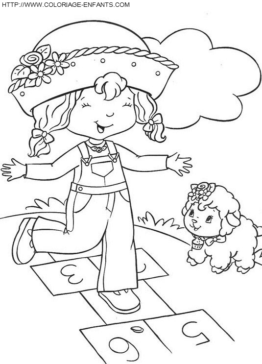 Strawberry Shortcake coloring