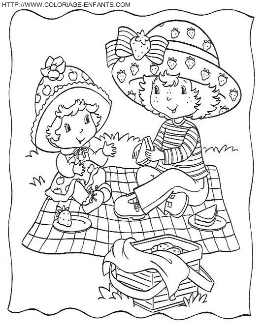 Strawberry Shortcake coloring