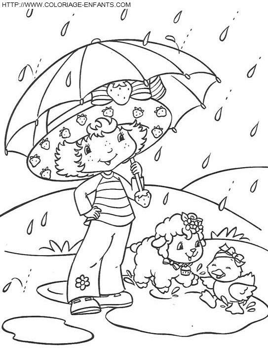 Strawberry Shortcake coloring