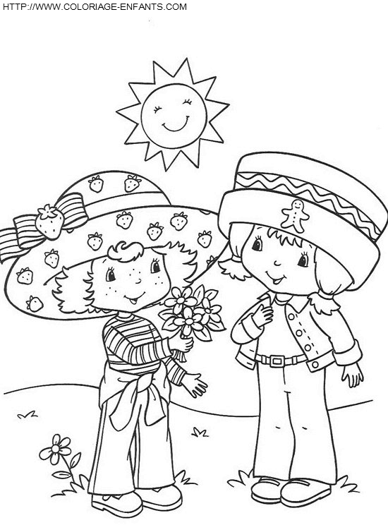 Strawberry Shortcake coloring