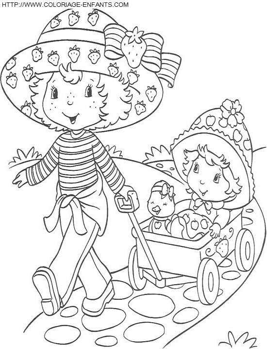 Strawberry Shortcake coloring