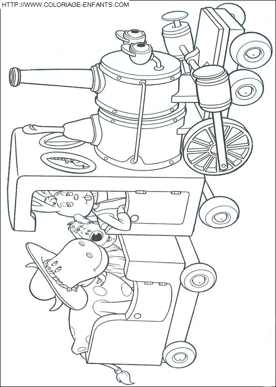 The Magic Roundabout coloring