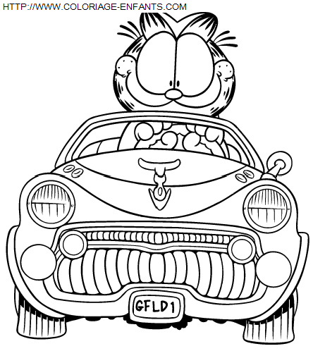 Garfield coloring