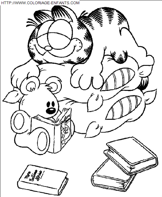 Garfield coloring