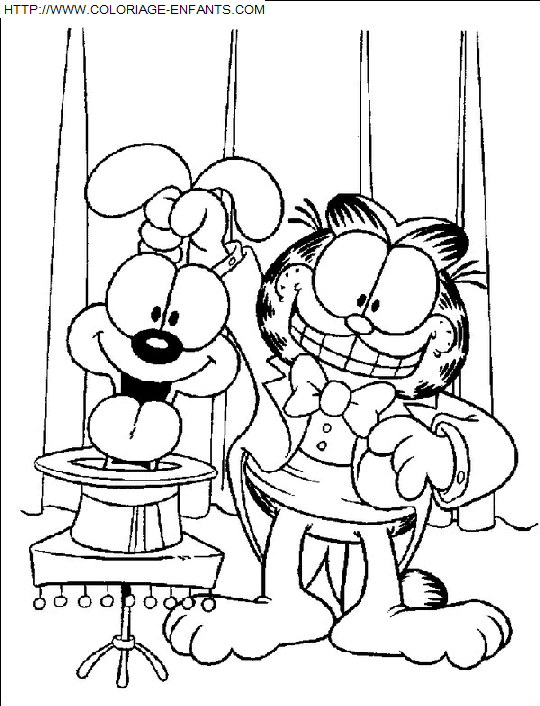 Garfield coloring