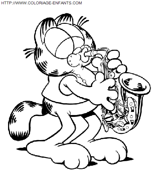 Garfield coloring