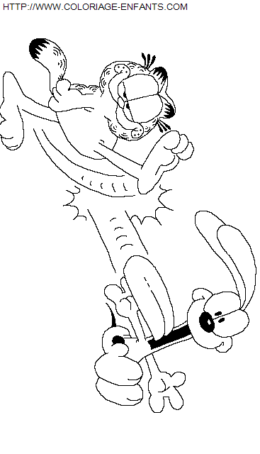 Garfield coloring