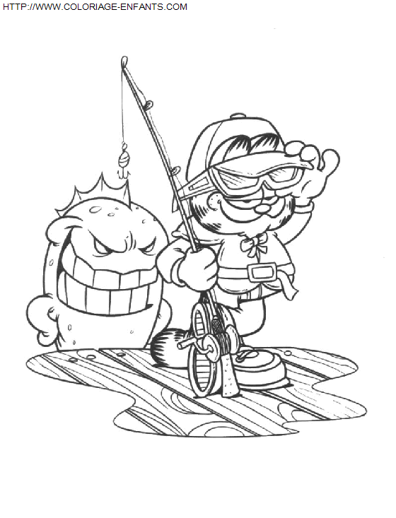 Garfield coloring