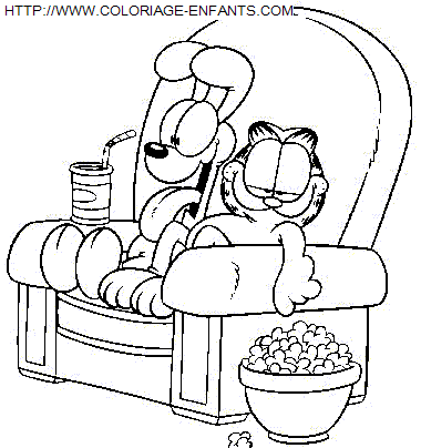 Garfield coloring