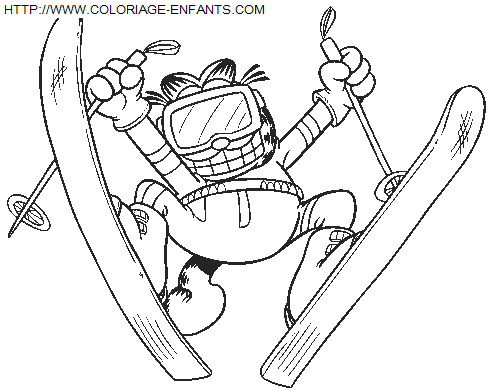 Garfield coloring