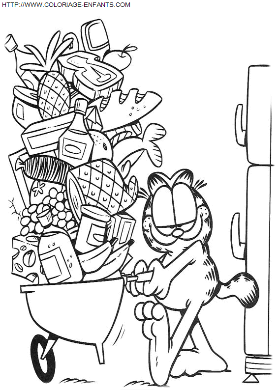 Garfield coloring