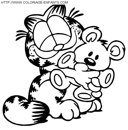 Garfield coloring