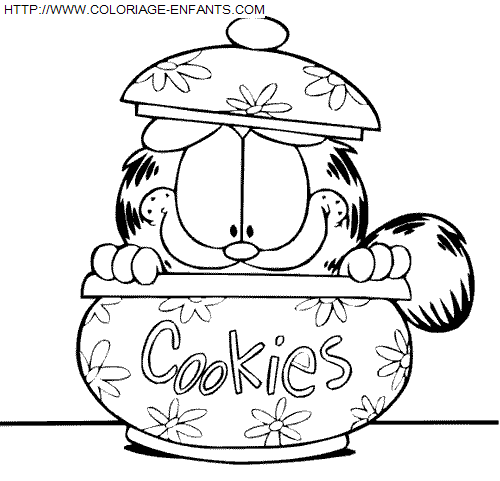 Garfield coloring