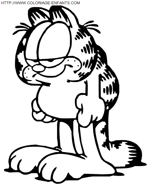 Garfield coloring