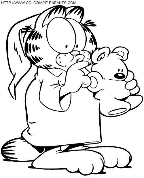 Garfield coloring