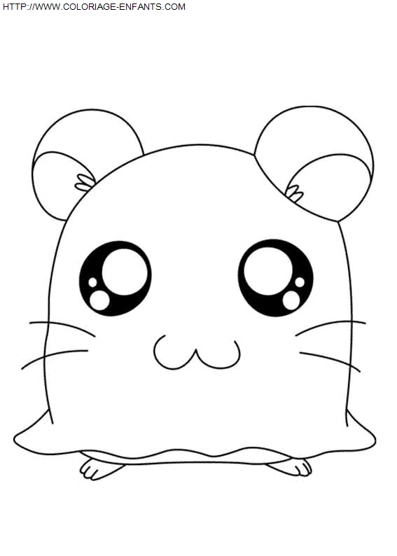 Hamtaro coloring