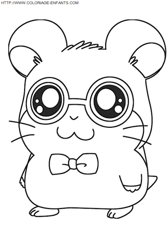 Hamtaro coloring