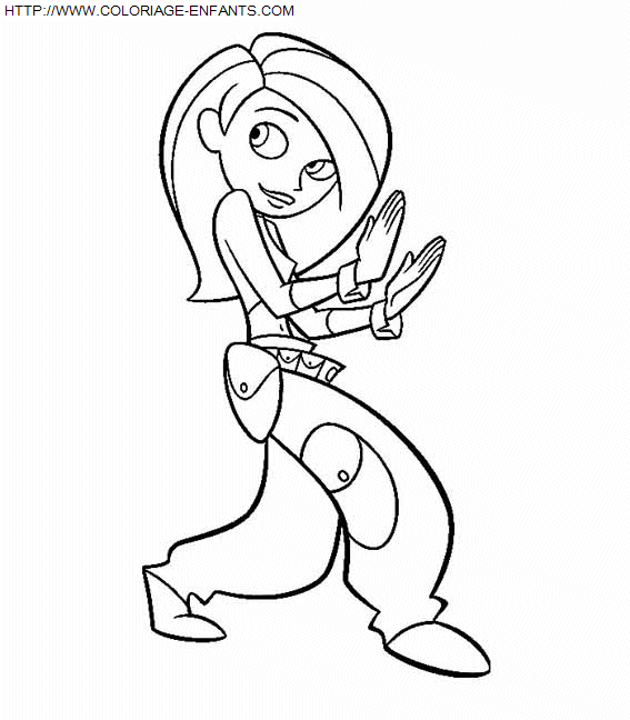 Kim Possible coloring